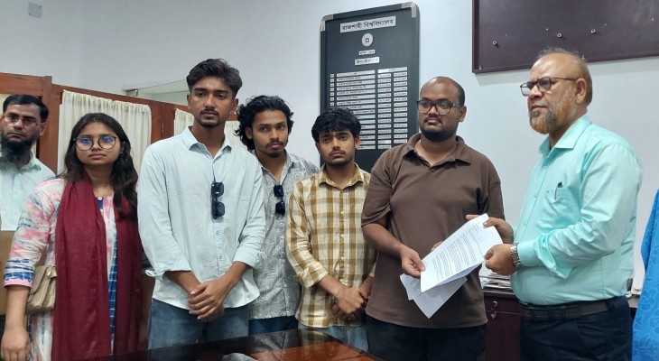 সুজন সেনের শাস্তির রায় প্রত্যাখ্যান: স্থায়ী বহিষ্কারের দাবি শিক্ষার্থীদের